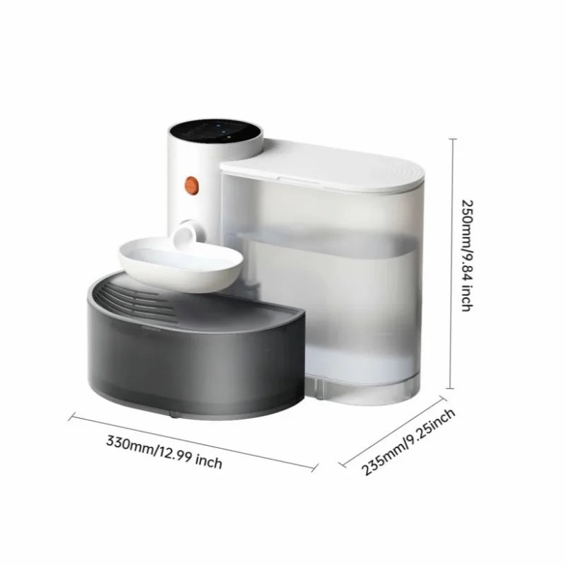 Automatic Stainless Steel Pet Water Dispenser with Purification System for Cats