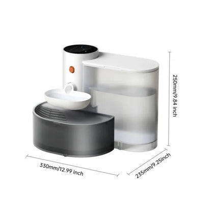 Automatic Stainless Steel Pet Water Dispenser with Purification System for Cats