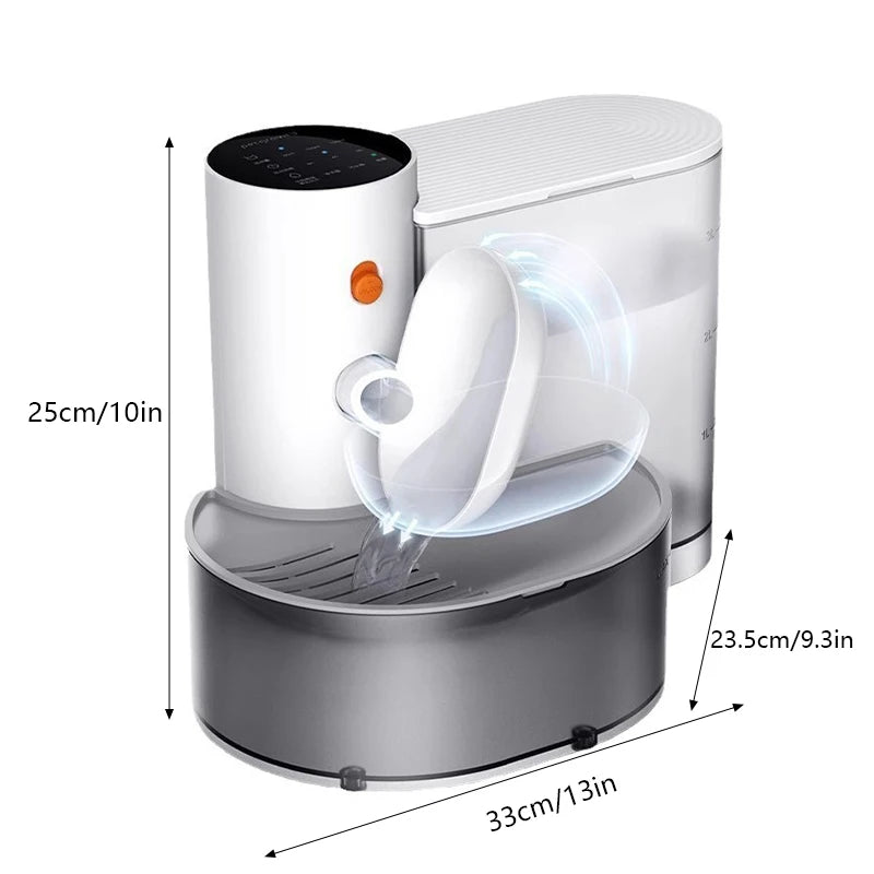 Automatic Stainless Steel Pet Water Dispenser with Purification System for Cats