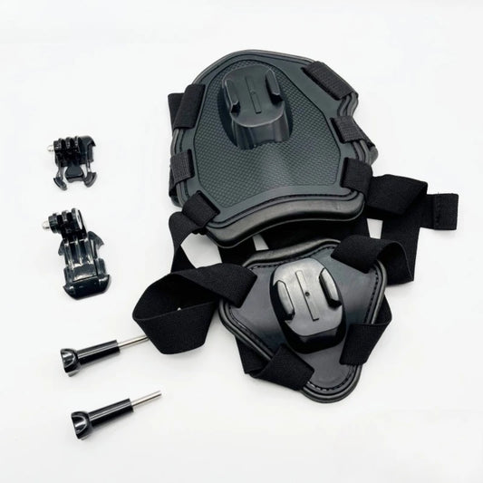 Adjustable Soft Chest Harness Mount for GoPro 12/11/10/9, DJI OSMO, and Insta360 - Suitable for Pets 7-45Kg